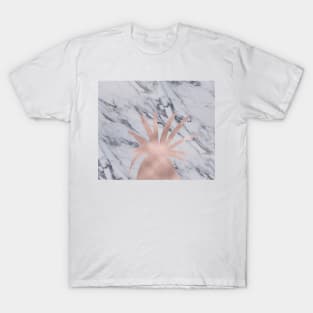 Marble pineapple rose gold T-Shirt